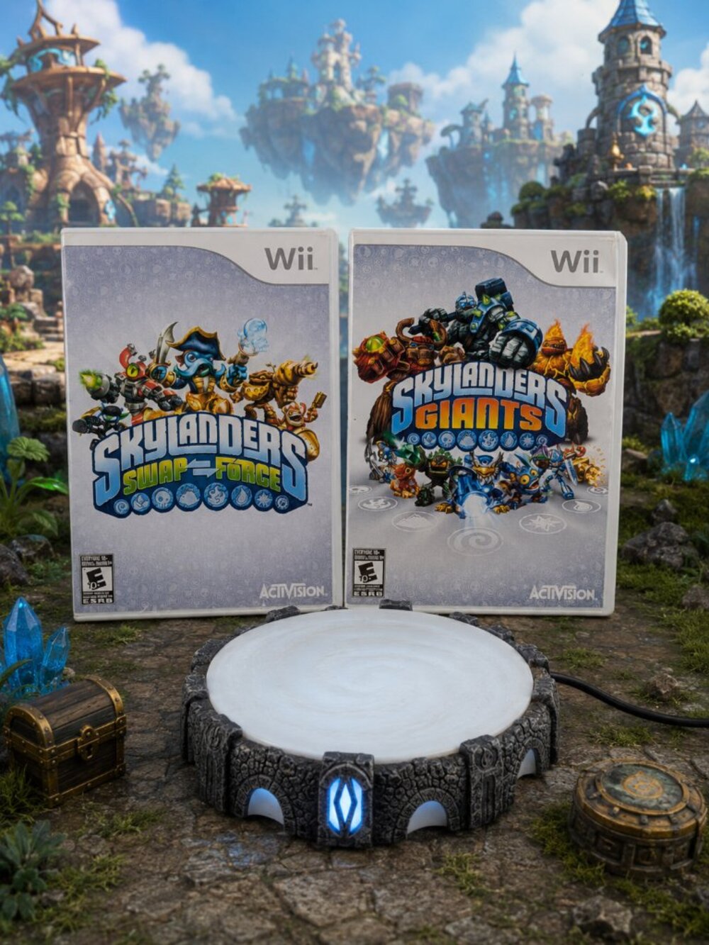 Skylanders Wii Game Bundle – Swap Force + Giants + Portal
